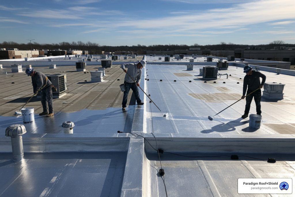 aluminium roof paint